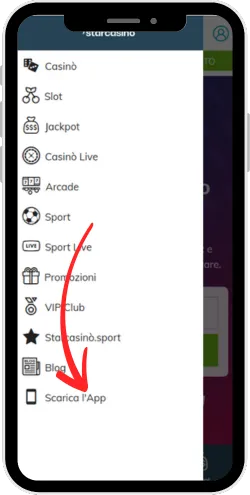 Tocca “Scarica l’App”