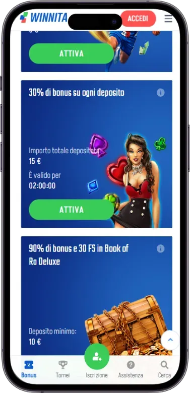 Scegli Winnita bonus